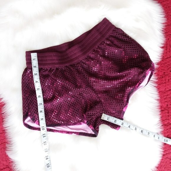Champion Mesh Burgundy Elastic Active Shorts M - Picture 5 of 9
